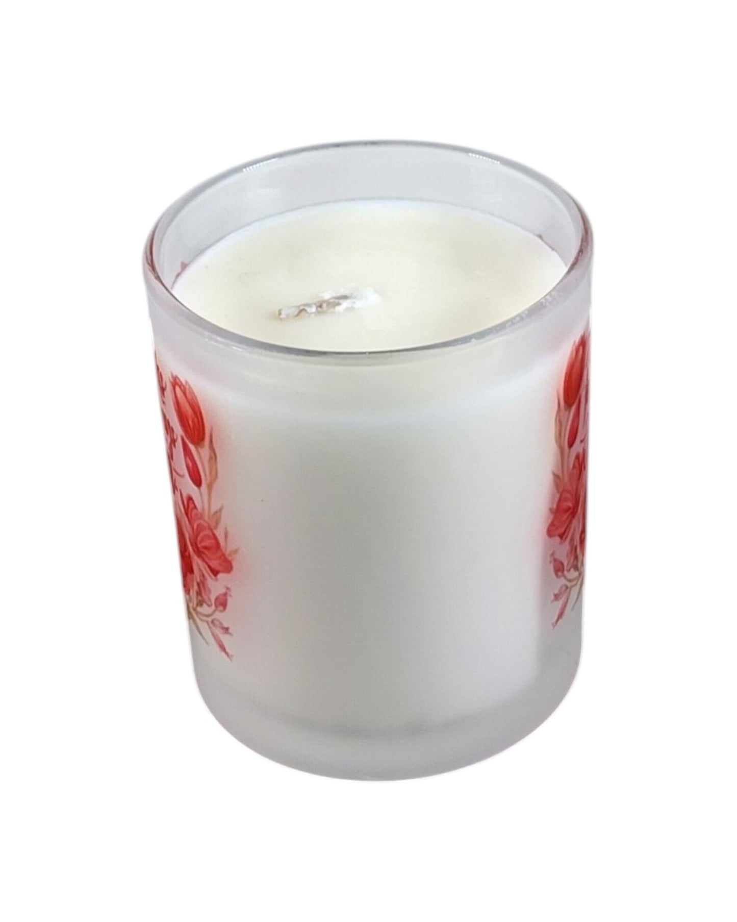 Thank You | Red Pineapple Type Soy Candle | 8 oz | Sublimated Glass Vessel| Jenire Designs