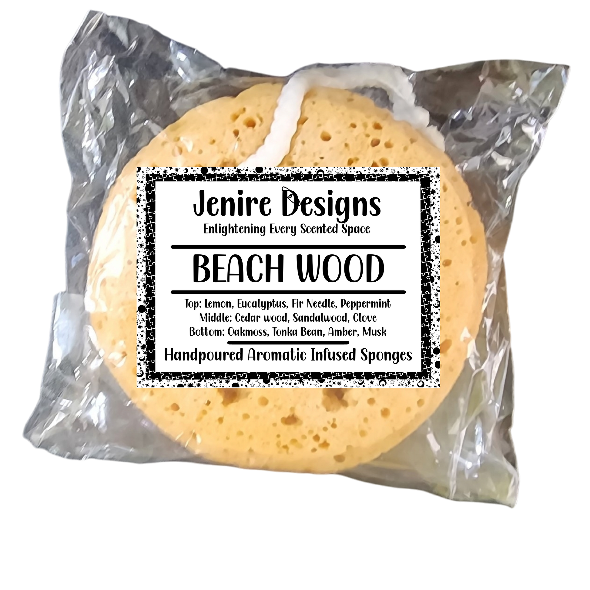 Elevate your bathing experience to new heights with our Beachwood Infused 6 oz Body Bath Soap Sponge. Immerse yourself in the tantalizing blend of top notes of apple and pineapple, a juicy middle of hibiscus and cyclamen, and a luscious base of coconut and caramelized sugar. Indulge in the refreshing hints of peach, red fruits, and ozone, while the dewy green and jasmine notes transport you to a serene paradise. Our luxurious soap sponge will leave you feeling refreshed, rejuvenated, and ready to conquer 