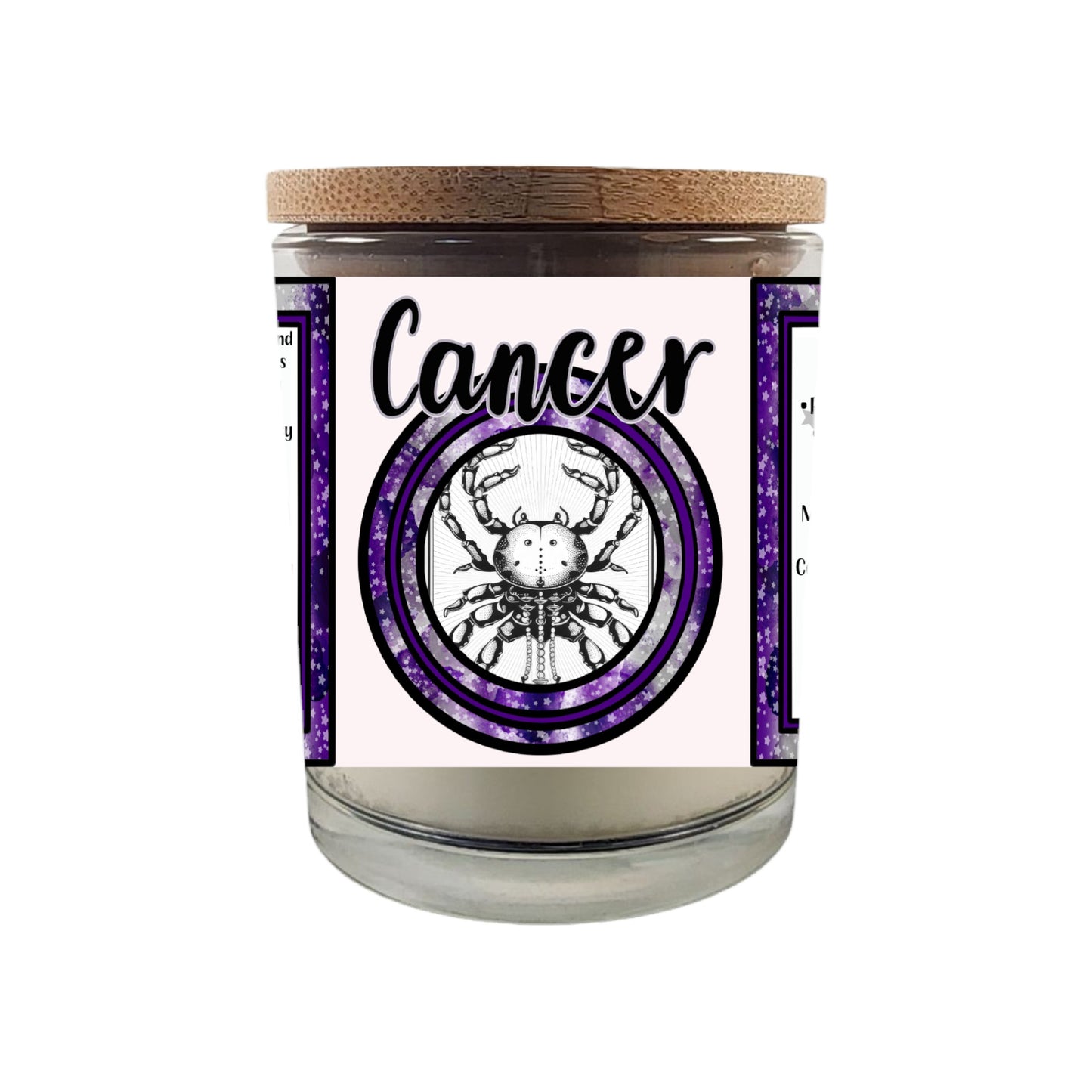 Celebrate the compassionate and intuitive spirit of Cancer with our 8 oz Crackling Wood Wick Soy Candle, designed to reflect the nurturing and emotional qualities of those born between June 21 and July 22. This astrology-inspired candle makes an ideal gift for Cancer birthdays, providing both ambiance and a personalized horoscope reading to enhance your connection with the stars.

Key Features:

Zodiac-Inspired Design: Tailored to embody Cancer's empathetic, protective, and intuitive personality.

Crackling