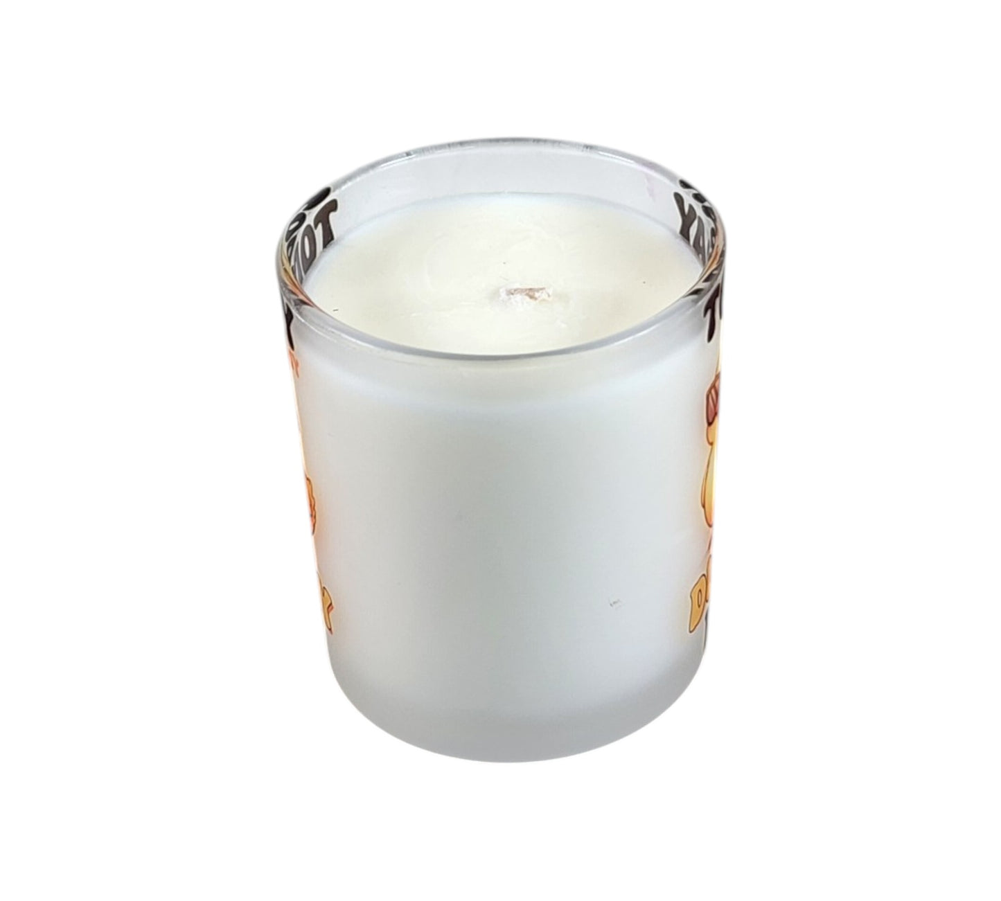 Today is My Ducky Day | Mahogany Teakwood Type Soy Candle | 8 oz | Sublimated Glass Jar | Jenire Designs