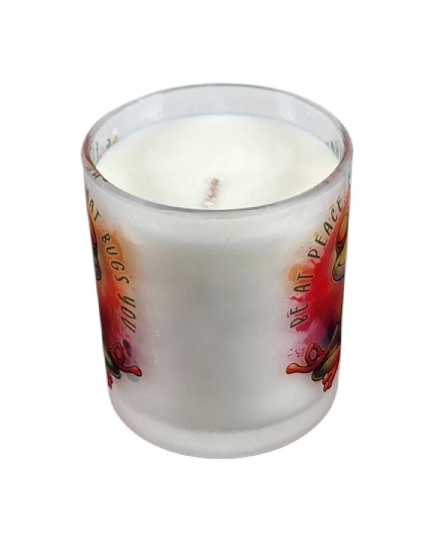 Eat What Bugs You | Fudge Brownie Type Soy Candle | 8 oz | Sublimated Glass Jar | Jenire Designs