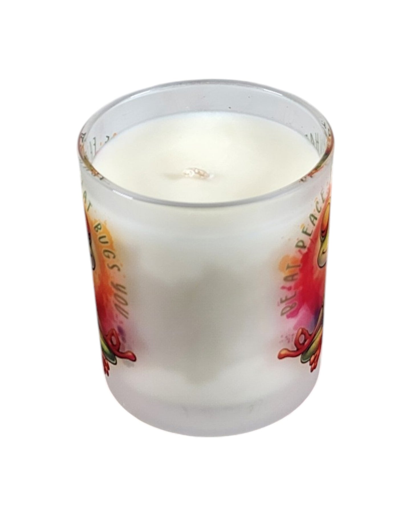Eat What Bugs You | Fudge Brownie Type Soy Candle | 8 oz | Sublimated Glass Jar | Jenire Designs