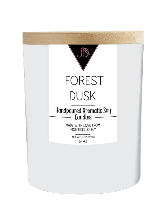 Forest Dusk – Cozy Woodland Spice Soy Candle | 8 oz Hand-Poured Cotton
