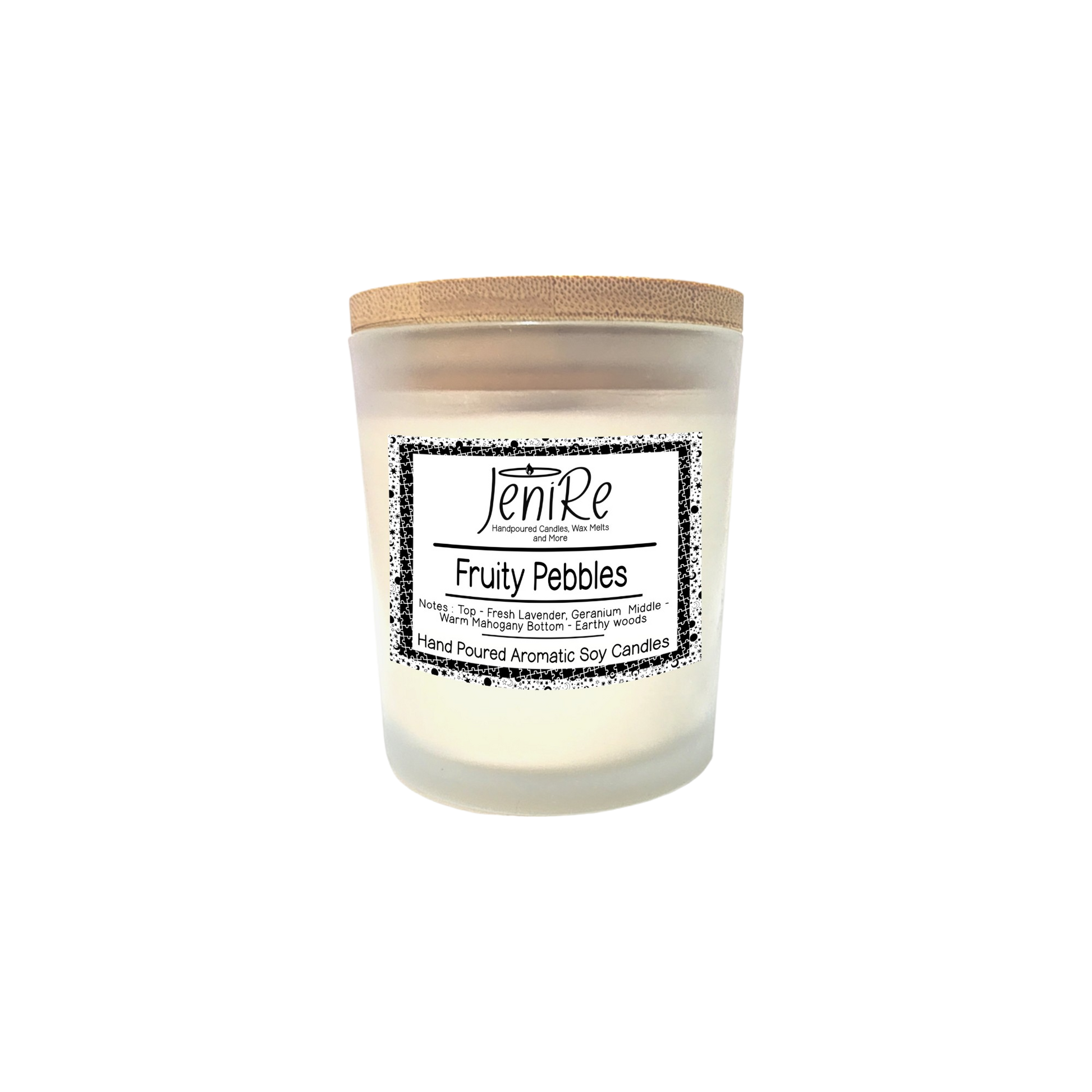 Take a risk and embrace the bold fruity aroma of this candle - a fusion of tangy lemon, juicy orange, and rich vanilla-sandalwood notes. Let yourself be inspired by the iconic Fruity Pebbles cereal.