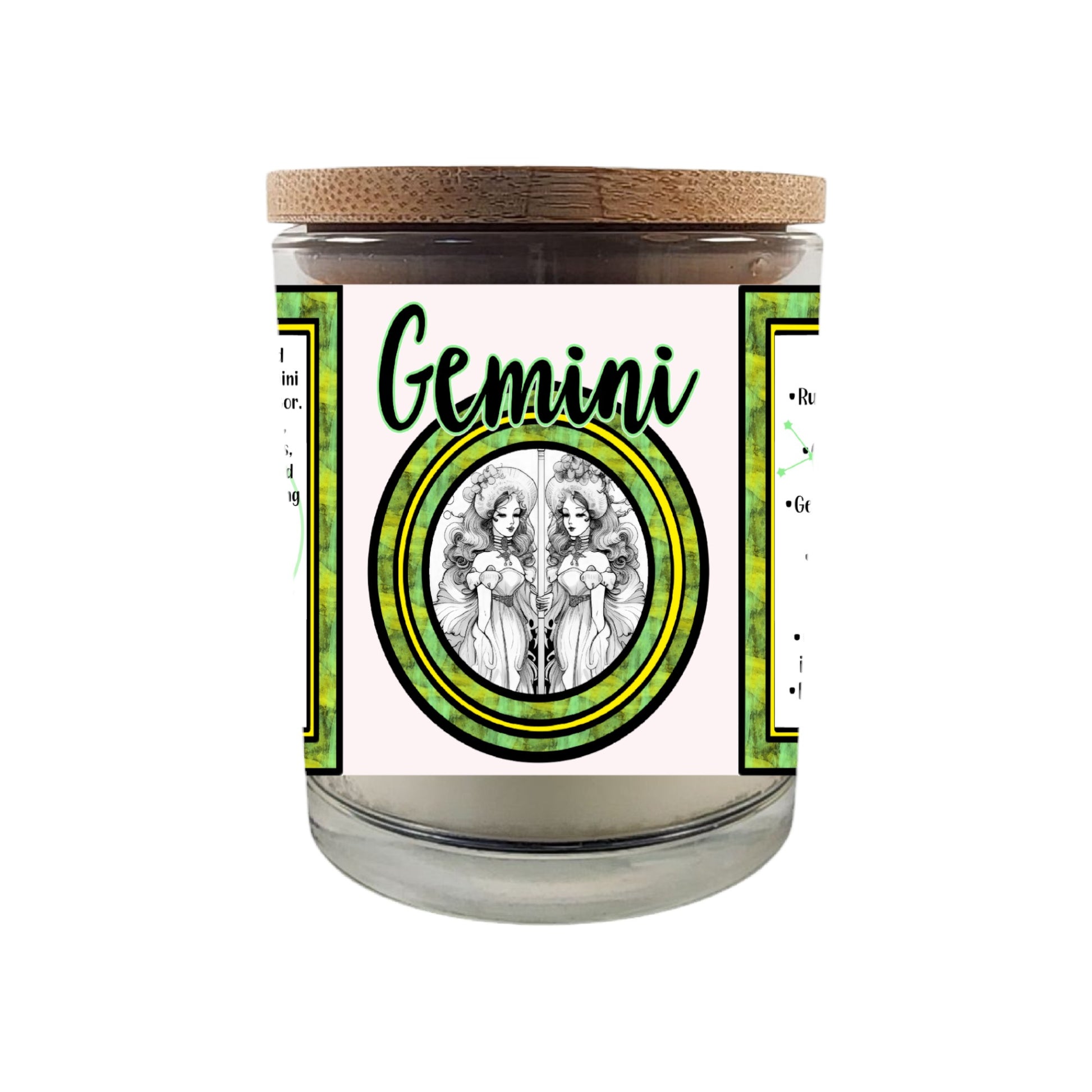 Celebrate the dynamic spirit of Gemini with our 8 oz Crackling Wood Wick Soy Candle, crafted to embody the intuitive and compassionate nature of those born between May 21 and June 20. This astrology-inspired candle makes an ideal gift for May and June birthdays, offering both ambiance and insight.

Key Features:

Zodiac-Inspired Design: Tailored to reflect Gemini's lively and adaptable personality.

Crackling Wood Wick: Provides a soothing, fireplace-like ambiance, enhancing relaxation.

Premium Soy Wax: En