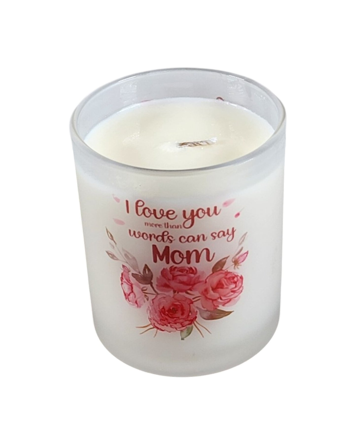 I Love You More | Red Pineapple Type Soy Candle | 8 oz | Sublimated Glass Jar | Jenire Designs