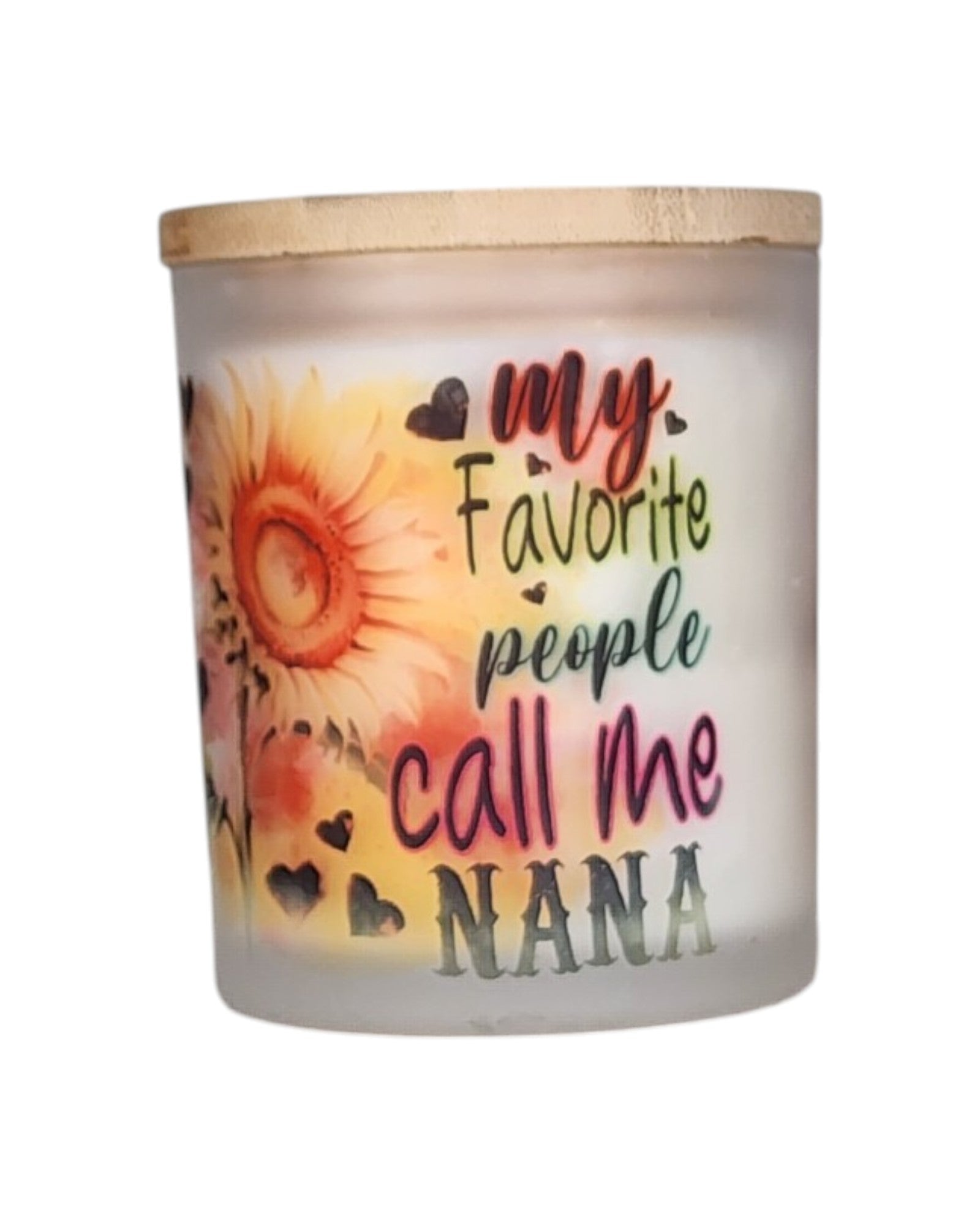 She's not just a grandmother. She's the favorite person. 🌻

My Favorite People Call Me Nana — because that title wasn't given, it was earned. In cookies from scratch and extra long hugs. In staying up too late and letting things slide that parents never would. In showing up so consistently and so lovingly that her name became the first one everyone calls.

This candle is for her. For the Nana who made being a grandchild feel like the luckiest thing in the world.

🍫 The Scent: Cocoa Butter Cashmere

Rich, 