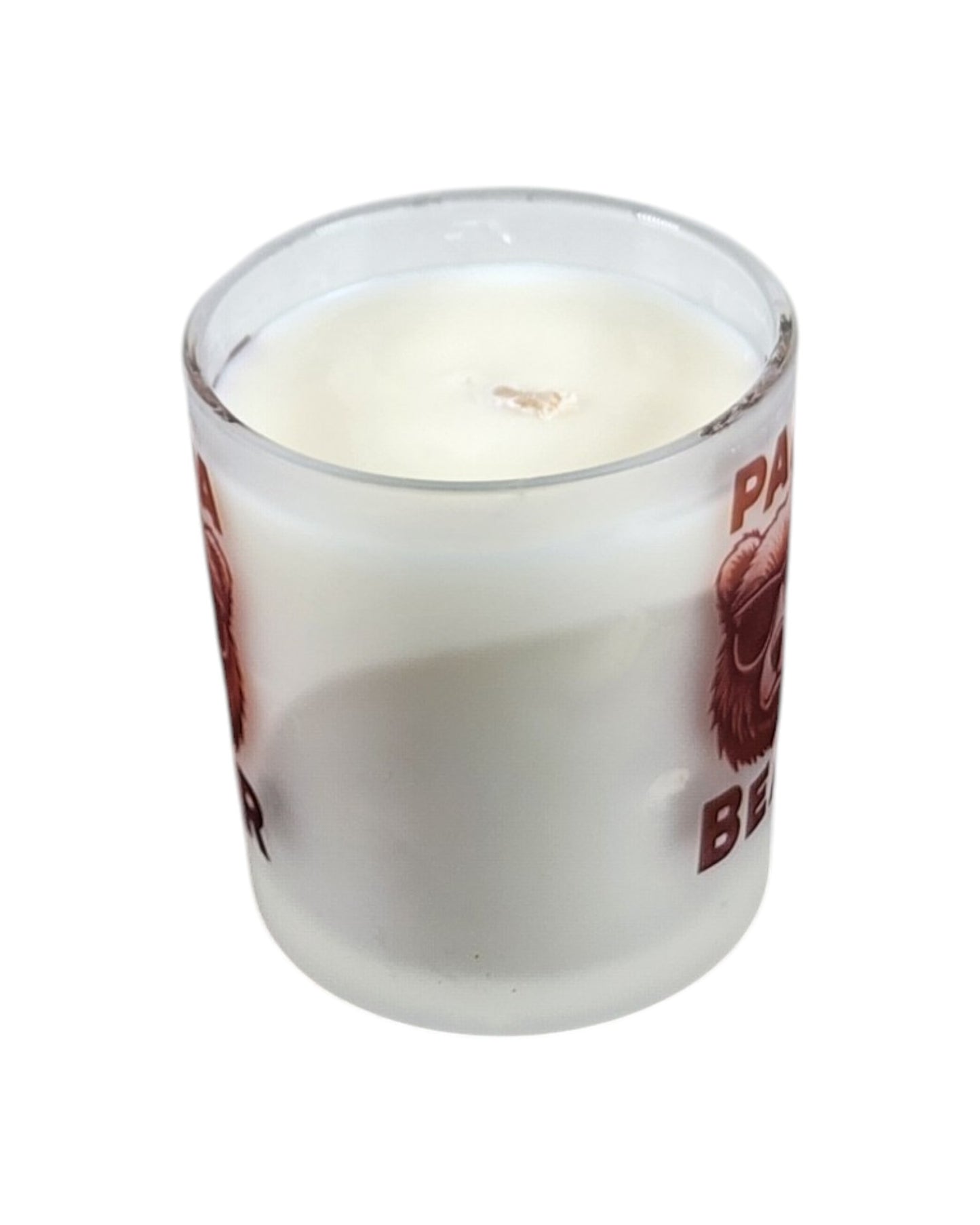 Papa Bear | Cozy Cabin Type Soy Candle | 8 oz | Sublimated Glass Jar | Jenire Designs