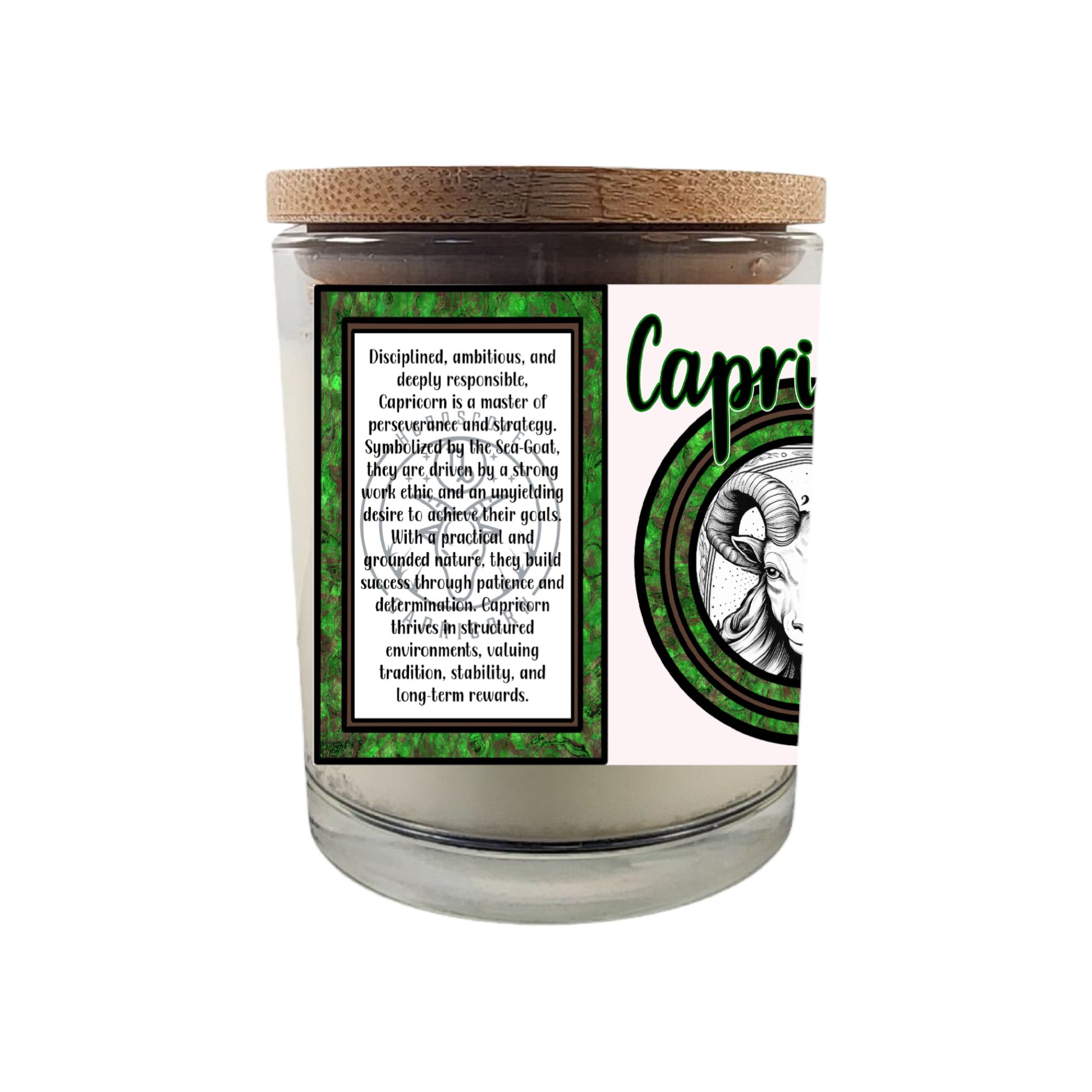 Celebrate the unwavering strength and quiet determination of Capricorn with our 8 oz Crackling Wood Wick Soy Candle—an earthy, refined tribute to those born between December 22 and January 19. Thoughtfully designed for the ambitious and disciplined Capricorn, this astrology-inspired candle makes the perfect birthday gift or self-care ritual for winter-born go-getters. Paired with a personalized printed horoscope and  the ultimate celestial experience for the driven soul who’s always climb