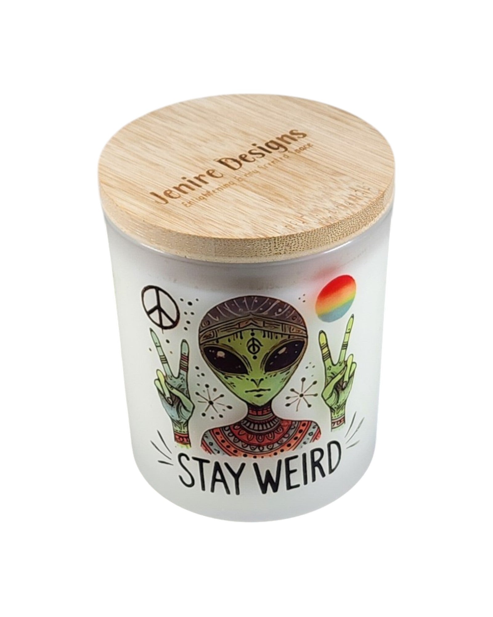 Never stop. Not even a little bit. ��

Stay Weird — because normal is the most boring thing you could possibly be. Because the people who color outside the lines are the ones worth knowing. Because weird is just another word for original, and original is everything.

This candle is for the one who never quite fit the mold — and stopped trying long enough to realize the mold was never made for them anyway.

�� The Scent: Wildflower
Free, wild, and achingly alive. Wildflower is an open field in full June bloo