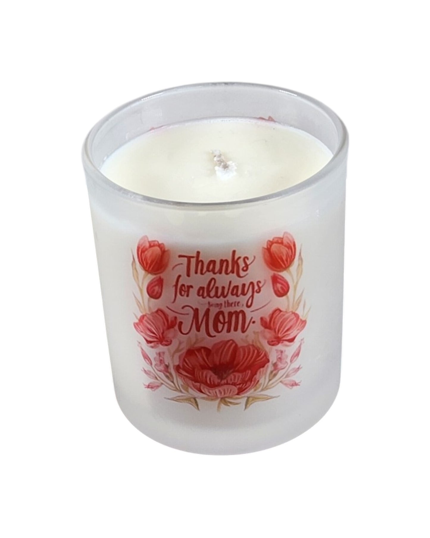 Thank You | Red Pineapple Type Soy Candle | 8 oz | Sublimated Glass Vessel| Jenire Designs