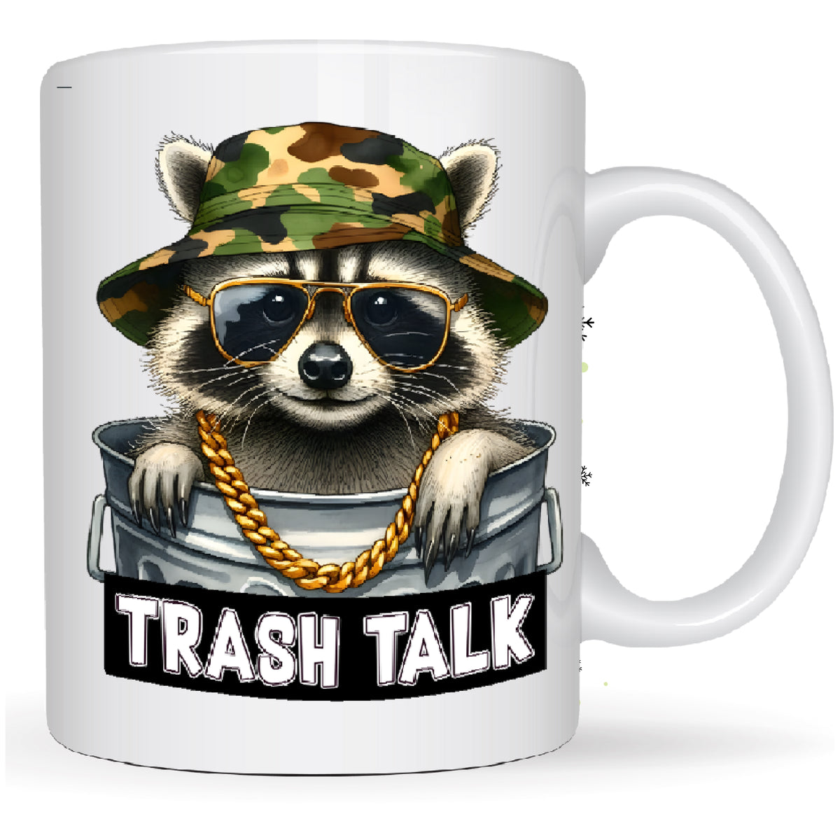 Trash Talk   – Funny Soy Candle in Reusable Mug | Mahogany Teakwood Scent + Crackling Wood Wick