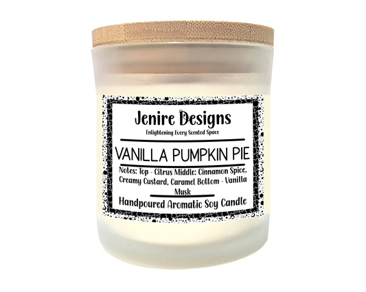 No oven needed—just light, relax, and let your space fill with fall comfort.

Indulge in the essence of sweet autumn mornings with our Vanilla Pumpkin Pie Soy Candle—hand-poured with love and designed to bring cozy bakery vibes right to your living room.

Scent Notes to Savor:

Warm vanilla bean

Spiced pumpkin

A dash of cinnamon

Sugary brown sugar undertones
